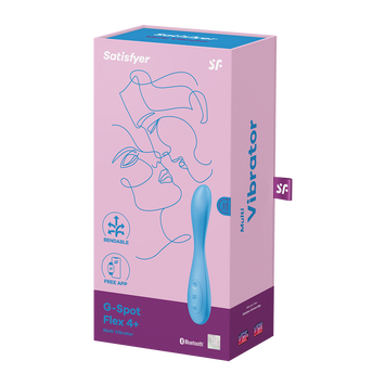 Вібратор Satisfyer G-Spot Flex 4+ blue 4038698 фото