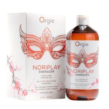 Гель для NURU-массажа Orgie &ndash; Noriplay Energizer (500 мл), экстракт гинкго билоба, защитная простыня SX1527 фото