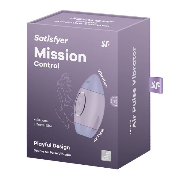 Вакуумний вібратор Satisfyer Mission Control Violet 4060088 фото