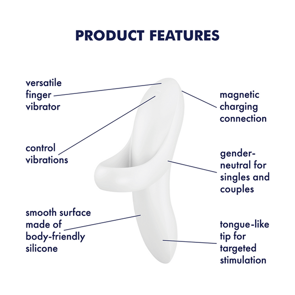 Вібратор Satisfyer Bold Lover White 4004105 фото