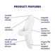 Вібратор Satisfyer Bold Lover White 4004105 фото 9