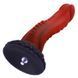 Фалоімітатор для секс-машин Hismith 8.35&Prime; Curved Silicone Dildo Red Monster Series, система KlicLok SO9966 фото 1