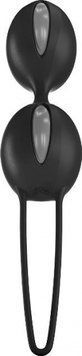 Вагінальні кульки Fun Factory Smartballs Duo Grey-Black 34008 фото