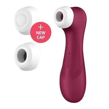 Вакуумний стимулятор Satisfyer Pro 2 Gen 3 with Liquid Air Wine Red 4051871 фото