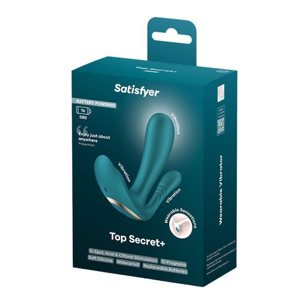 Подвійний вібратор у трусики Satisfyer Top Secret+ Battery Series SX3841 фото