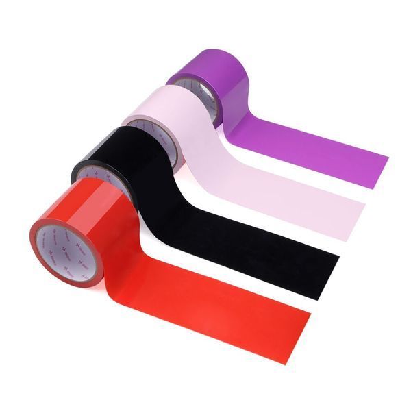 Скотч для бондажу LOCKINK SEVANDA Electrostatic Tape, блідо-рожева, 16 м SX0891 фото