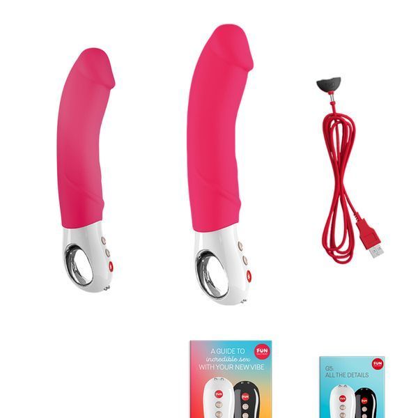 Вибратор для точки G Fun Factory BIG BOSS pink, очень мощный, 23,5 см SX0938 фото