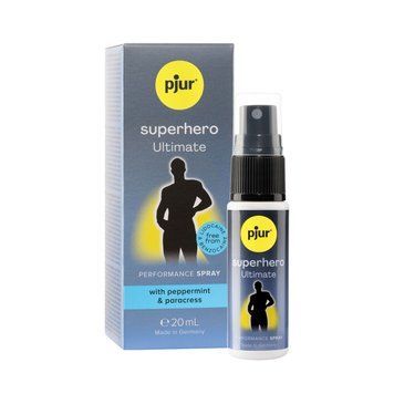 Спрей-пролонгатор pjur Superhero Ultimate Spray 20 мл, очень мощный, природные активные компоненты SX1116 фото