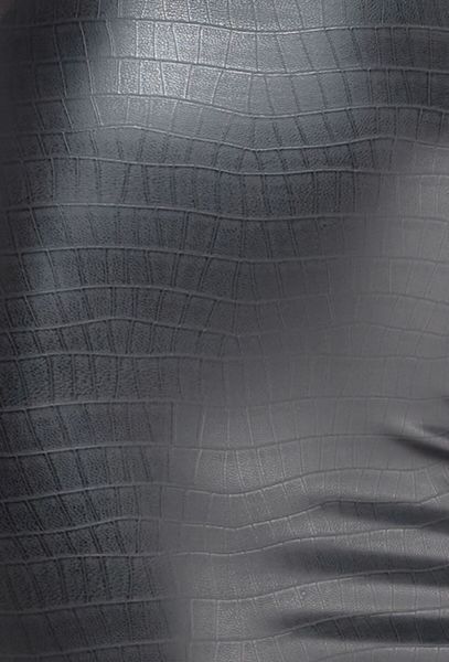 Трусики-стринги Noir Handmade P012 Wild, 3XL, под латекс, крокодиловый принт, застежки по бокам SX0344 фото