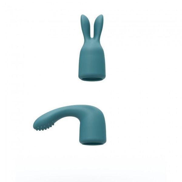 Вібромасажер з двома насадками Love To Love R-EVOLUTION TEAL ME, гнучка головка SO3823 фото