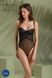 Боди Passion KERRIA BODY black, S/M, с высокими вырезами и верхом балконет SX0486 фото 6