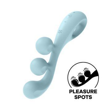 Вібратор Satisfyer Tri Ball 2 light blue 4018294 фото