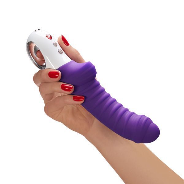 Вибратор для точки G Fun Factory TIGER violet, ребристый, подходит для анальной стимуляции SX0940 фото