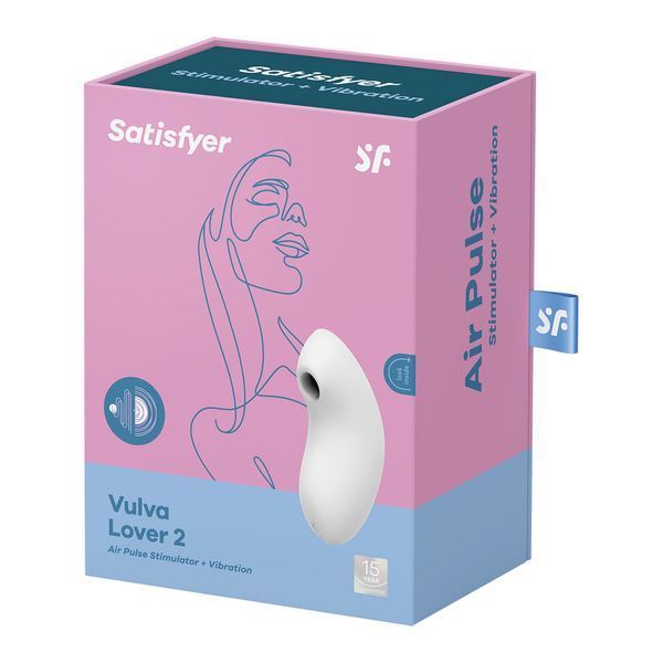 Вакуумний стимулятор Satisfyer Vulva Lover 2 white 4018638 фото