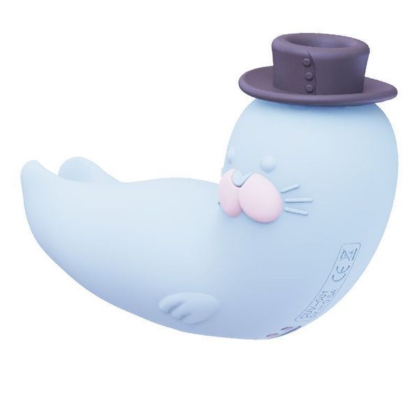 Вакуумний вібратор KISSTOY Franky Blue SO6549 фото