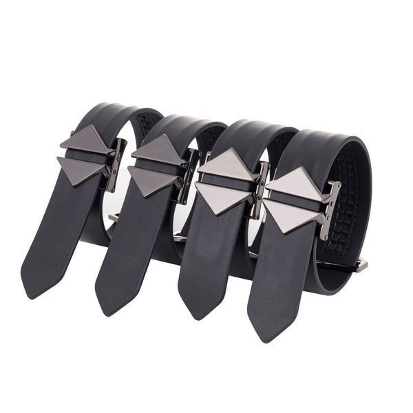 БДСМ-набір LOCKINK Bondage & Restraint Set, чорний, натуральна шкіра, фіксатори, маска, кляп SX0823 фото
