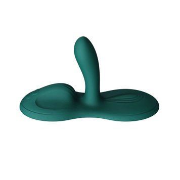 Sit-on-top смарт-вибратор Zalo &ndash; Flora Smart Vibrating Pad Turquoise Green, 9 моторов SX0715 фото