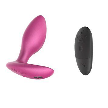 Анальна смарт-вібропробка We-Vibe Ditto+ Cosmic Pink, 10 режимів, пульт ДК SX0519 фото