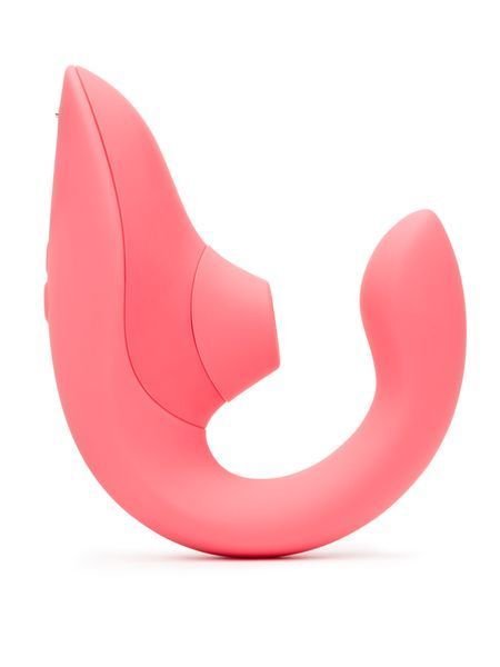 Вібратор кролик з вакуумною стимуляцією Womanizer Blend Vibrant Rose WZBD1SG2 фото