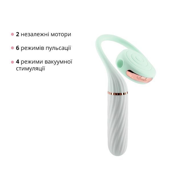 Пульсатор с вакуумной стимуляцией Otouch LOLLIPOP Teal SO9427 фото