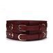 Кожаный пояс для бондажа Liebe Seele Wine Red Waist Cuff, L Size SO9462 фото 1