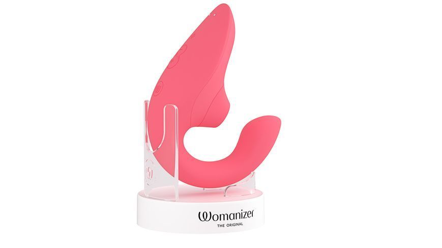 Вібратор кролик з вакуумною стимуляцією Womanizer Blend Vibrant Rose WZBD1SG2 фото