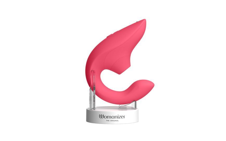 Вібратор кролик з вакуумною стимуляцією Womanizer Blend Vibrant Rose WZBD1SG2 фото