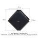 Сумка для секс-игрушек LOCKINK Mysterious Square Kink Bag, черная, набор для бондажа в комплекте SX0843 фото 8
