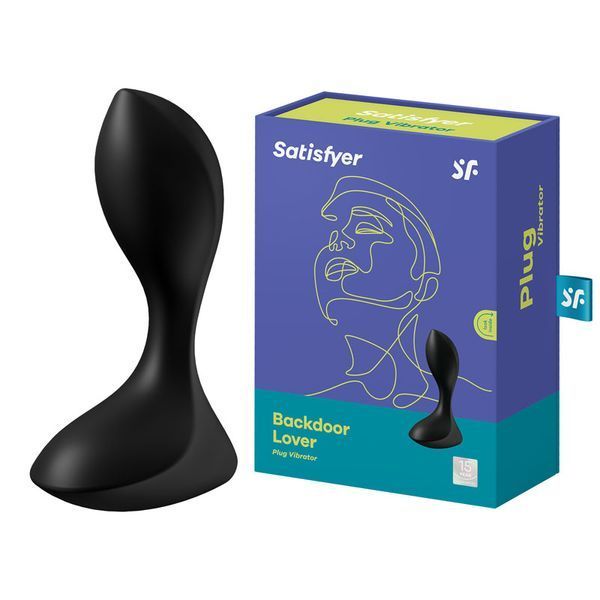 Анальна пробка з вібрацією Satisfyer Backdoor Lover black 4004181 фото