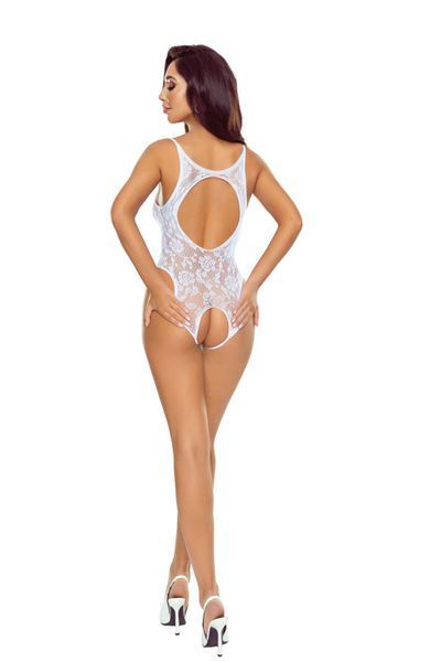 Бодистокинг Passion BS112 One Size, white SX2477 фото