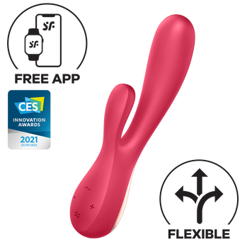 Смарт-вібратор кролик Satisfyer Mono Flex Red 4002668 фото