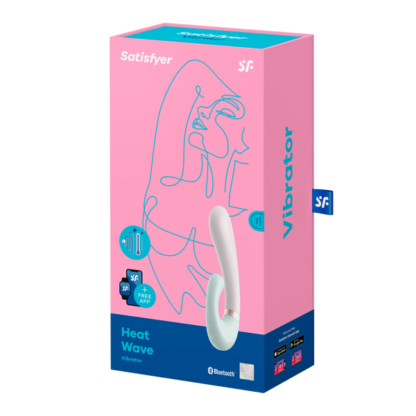 Смарт вібратор Satisfyer Heat Wave mint 4002569 фото