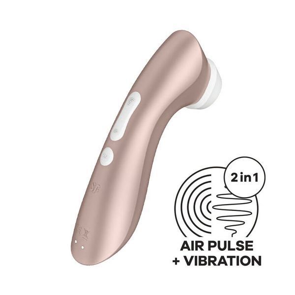 Вакуумный клиторальный стимулятор Satisfyer Pro 2+ Vibration с вибрацией SO2303 фото