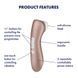 Вакуумный клиторальный стимулятор Satisfyer Pro 2+ Vibration с вибрацией SO2303 фото 8