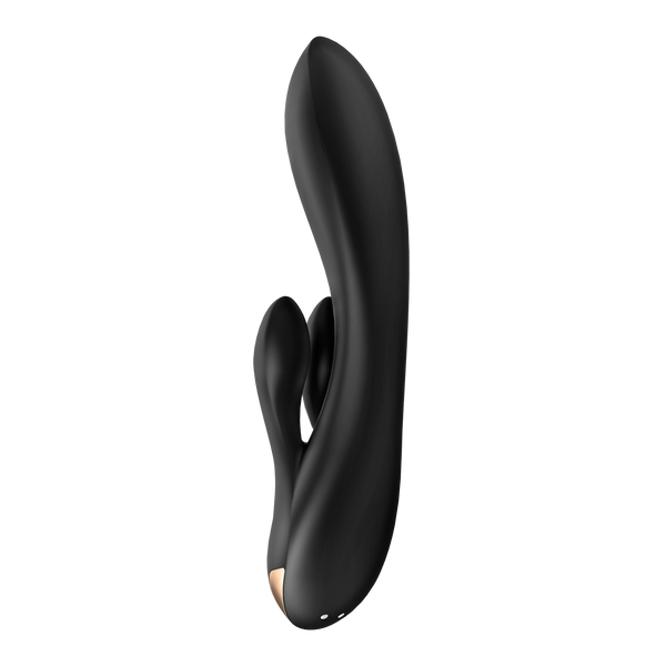 Смарт вібратор Satisfyer Double Flex Black 4002583 фото