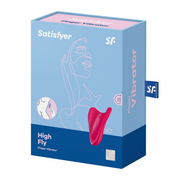 Вібратор на палець Satisfyer High Fly Red 4004129 фото
