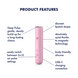 Вібратор помада Satisfyer First Kiss 4078465 фото 7
