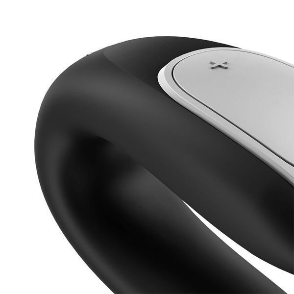 Смарт-вібратор для пар Satisfyer Double Fun Black 4001692 фото
