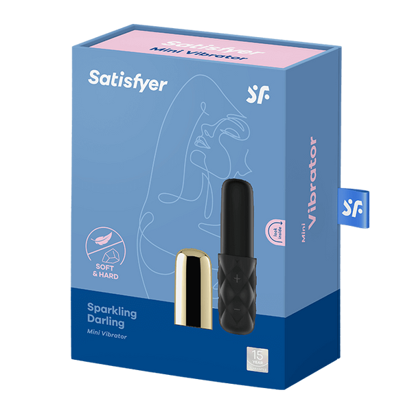 Міні вібратор Satisfyer Sparkling Darling gold 4051727 фото