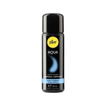 Лубрикант на водній основі pjur Aqua 30 мл, ефект оксамитової шкіри без прилипання PJ10330 фото