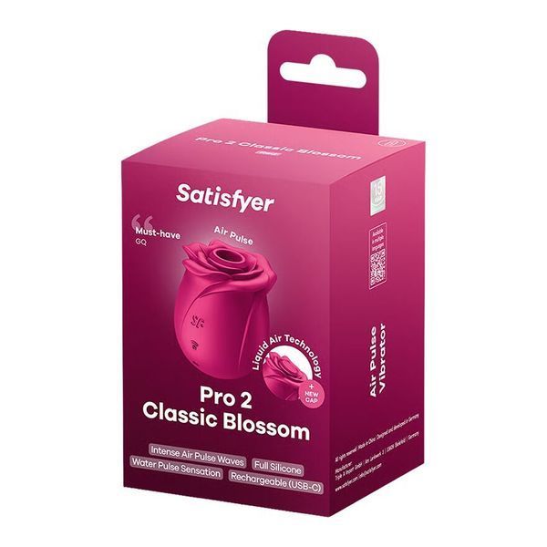 Вакуумный клиторальный стимулятор Satisfyer Pro 2 Classic Blossom, технология Liquid Air SO8775 фото