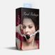 Кляп силіконовий Feral Feelings Silicon Ball Gag White/Black, білий ремінець, чорна кулька SX3976 фото 3