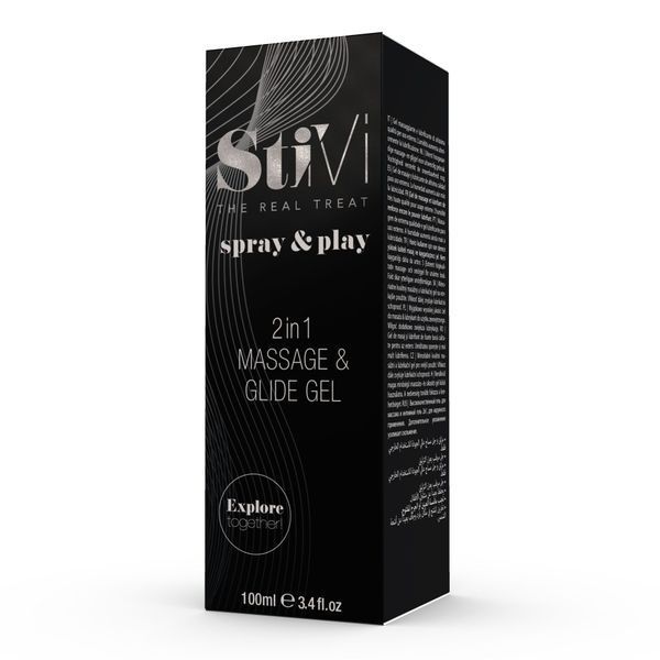 Лубрикант та масажний гель Spray & Play 2in1 Massage & Gleitgel 100 мл 43300 фото