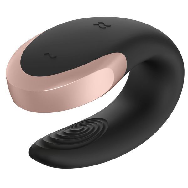 Смарт-вібратор для пар Satisfyer Double Love Black 4001722 фото