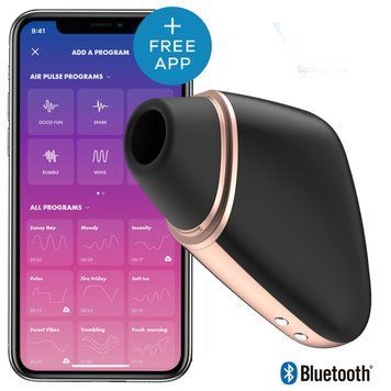 Вакуумный клиторальный стимулятор Satisfyer Love Triangle Black 4001784 фото