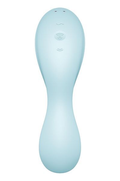 Вакуумний смарт-стимулятор із вібрацією Satisfyer Curvy Trinity 5 (Blue), керування зі смартфона SO6726 фото