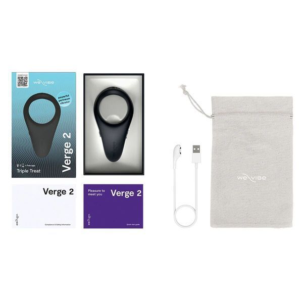 Смарт-виброкольцо WE-VIBE VERGE 2 Black SX3863 фото