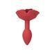 Силиконовая анальная пробка Lux Active с розой - Red Rose Silicone Anal Plug SX3924 фото 2