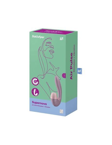 Вакуумний вібратор Satisfyer Supernova Old Rose 4009728 фото