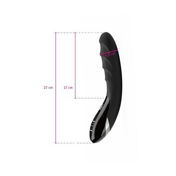 Вибратор с электростимуляцией Mystim Sizzling Simon eStim Black, миостимулятор SO3473 фото
